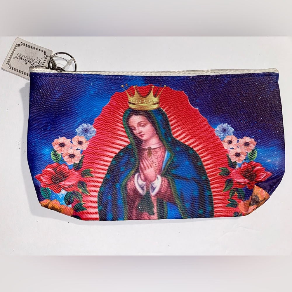 La Virgen de Guadalupe / Maria Coin Bag with zipper